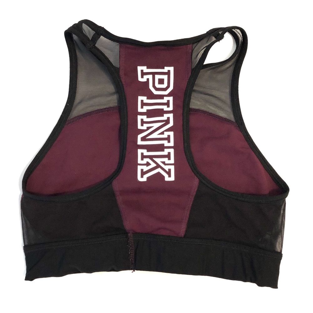 VS PINK Nation Unlined Crop Top Sport Bra